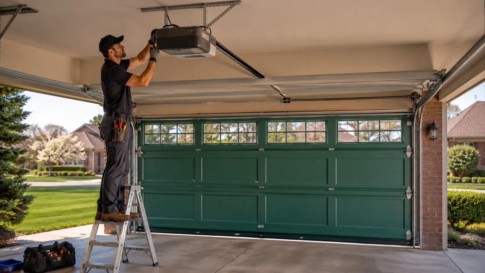 A Carrollton garage door outfit that knows this housing stock